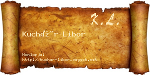 Kuchár Libor névjegykártya